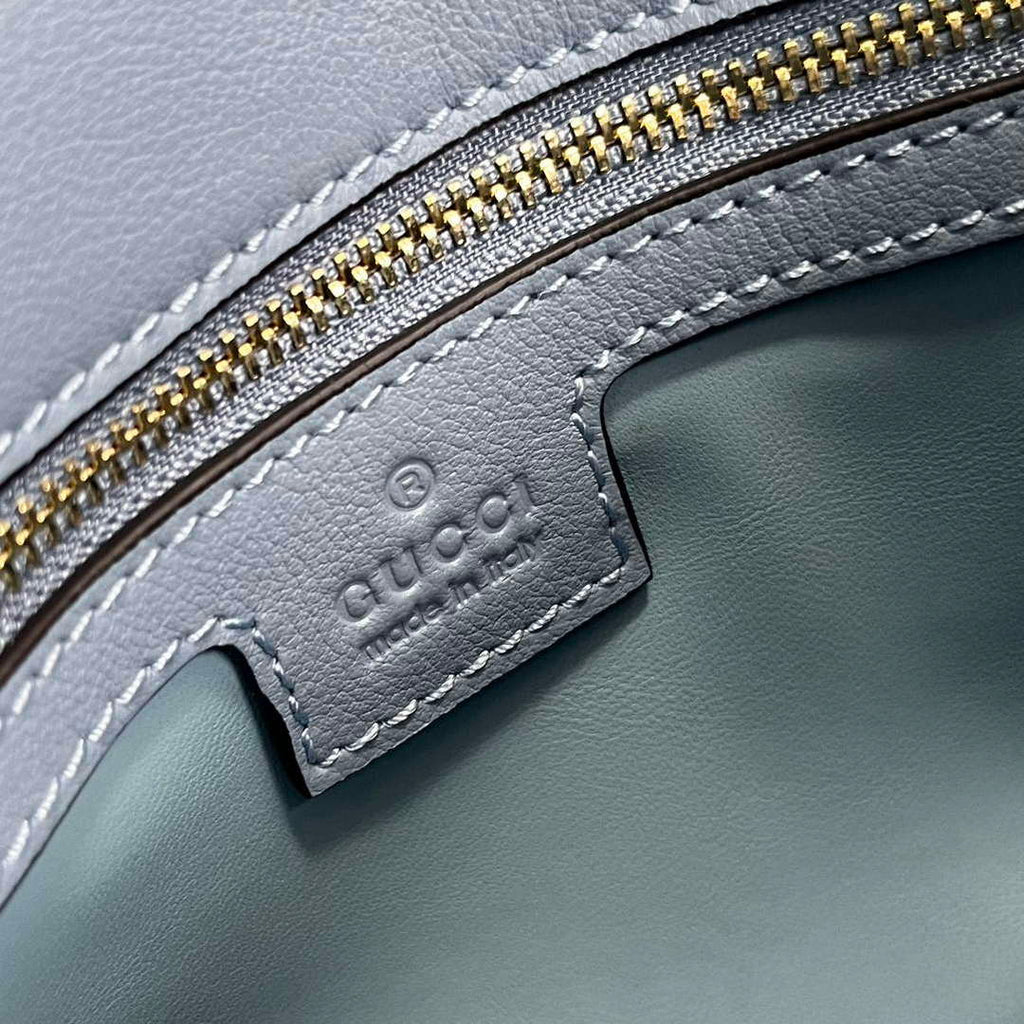 Gucci 699268 Gucci Blondie Shoulder Bag Light blue leather