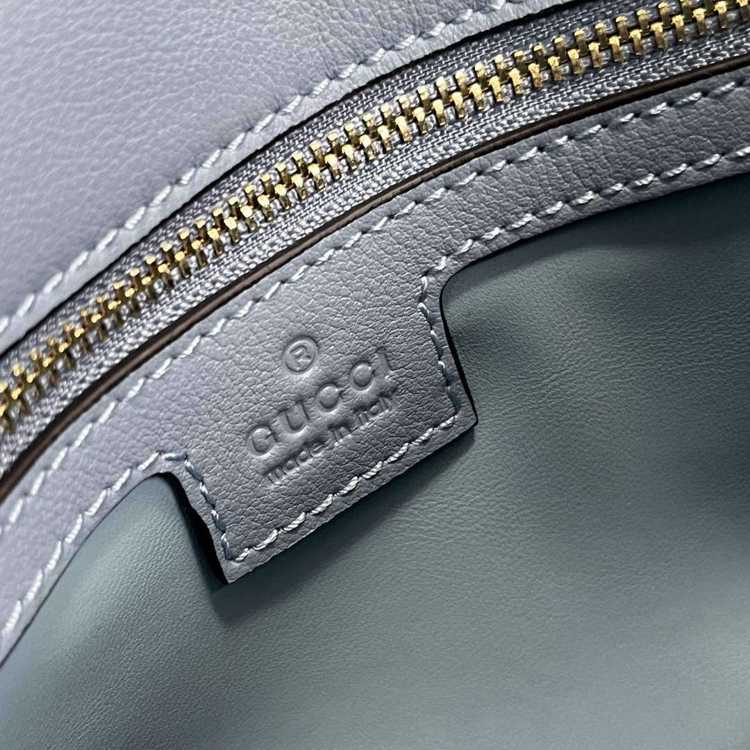 Gucci 699268 Gucci Blondie Shoulder Bag Light blue leather - Default Title - View 9