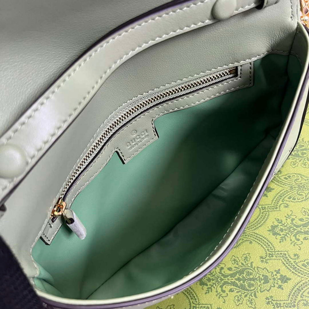 Gucci 699268 Gucci Blondie Shoulder Bag Light green leather