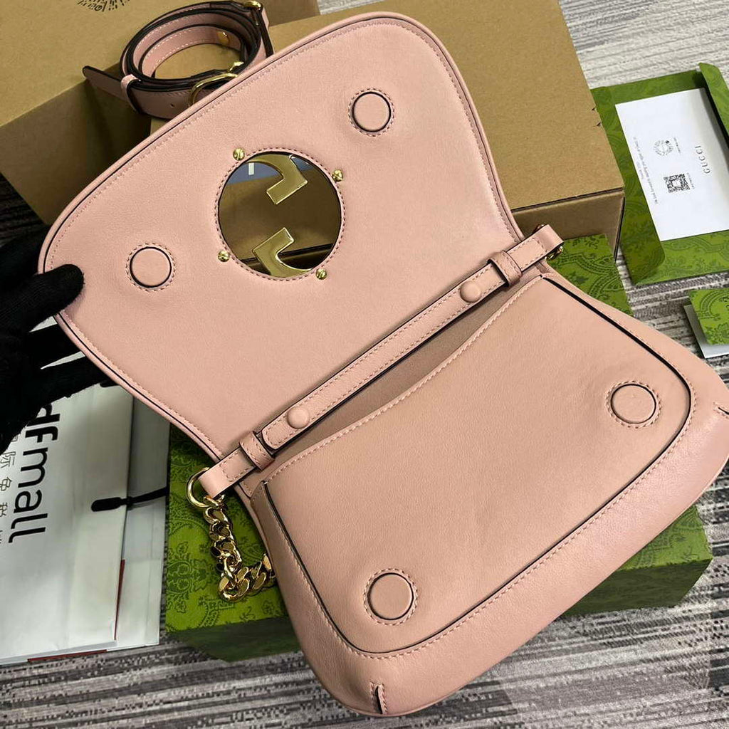 Gucci 699268 Gucci Blondie Shoulder Bag Light pink leather
