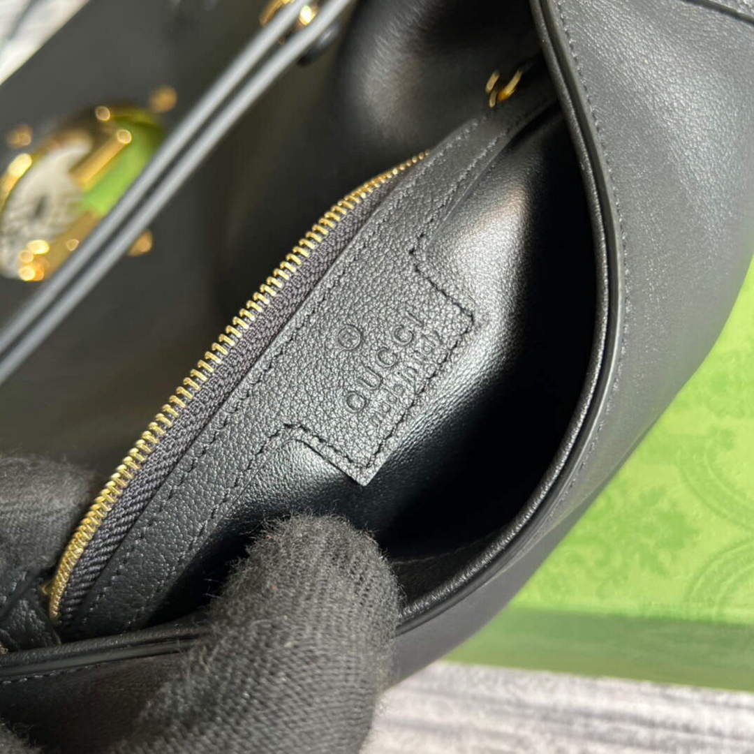 Gucci 699268 Gucci Blondie shoulder leather bag Black