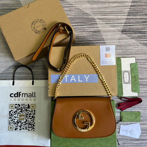 Gucci 699268 Gucci Blondie shoulder leather bag Light Brown - Default Title - View 2