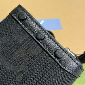 Gucci 699296 Gucci Horsebit 1955 Jumbo GG Mini Bag Black big G - Default Title - View 7