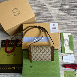 Gucci 699296 Gucci Horsebit 1955 mini bag Brown - Default Title - View 2