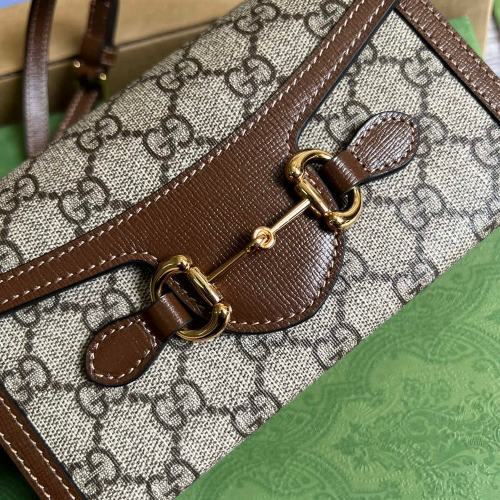 Gucci 699296 Gucci Horsebit 1955 mini bag Brown