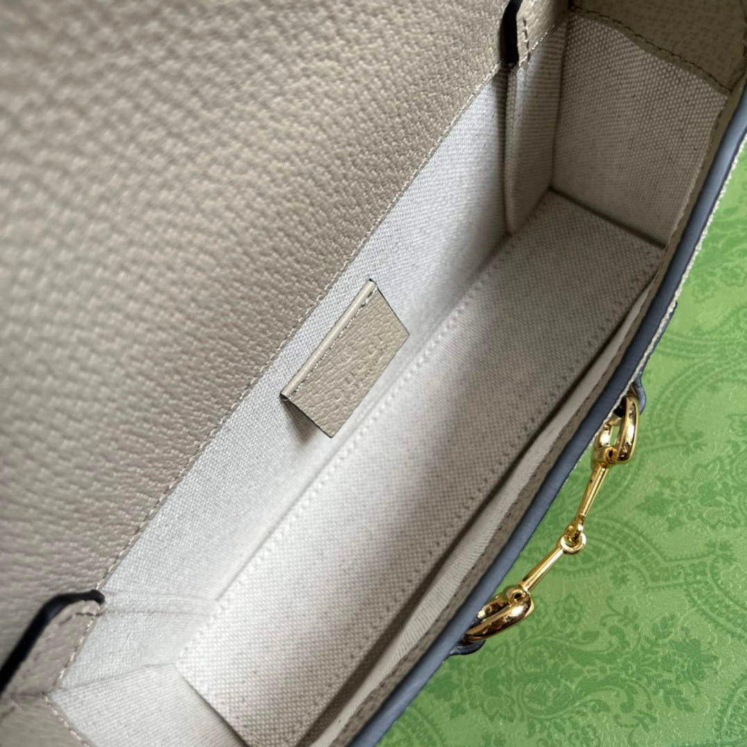 Gucci 699296 Gucci Horsebit 1955 mini bag Oatmeal