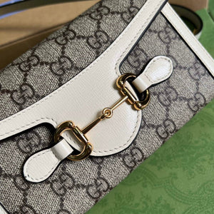 Gucci 699296 Gucci Horsebit 1955 mini bag White - Default Title - View 5