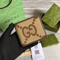 Gucci 699308 Jumbo GG Wallet Brown - Default Title - View 1