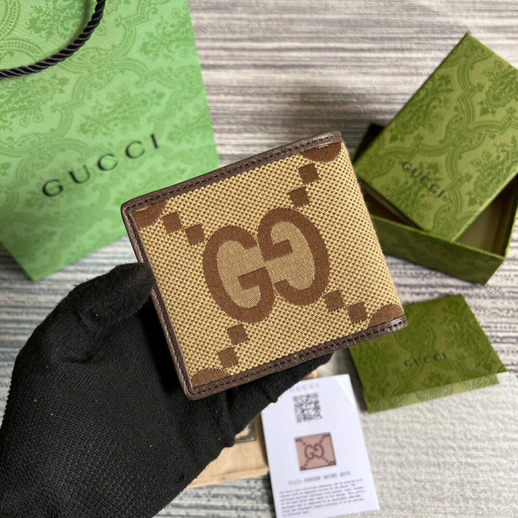Gucci 699308 Jumbo GG Wallet Brown