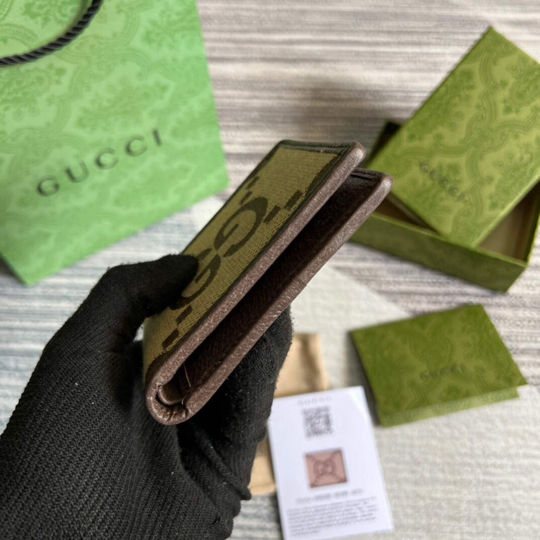 Gucci 699308 Jumbo GG Wallet Brown