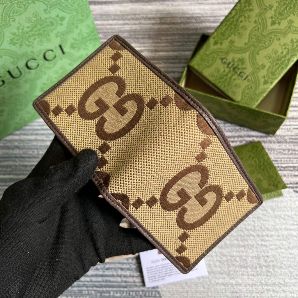 Gucci 699308 Jumbo GG Wallet Brown