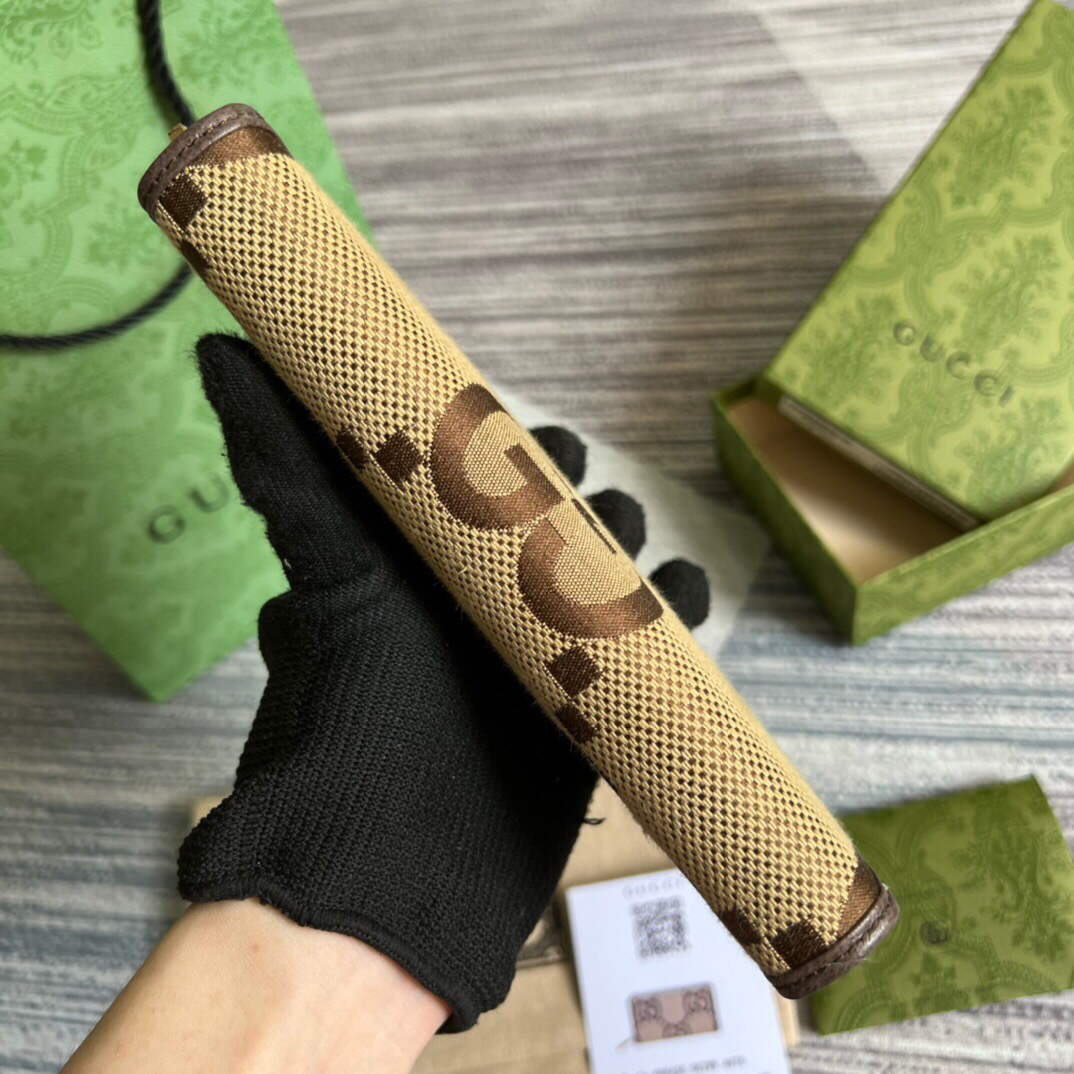 Gucci 699316 Gucci Diana jumbo GG wallet Brown
