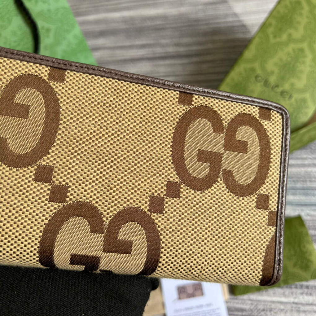 Gucci 699316 Gucci Diana jumbo GG wallet Brown