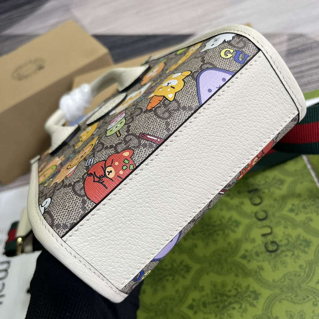 Gucci 699406 Gucci animal print mini tote bag - Default Title - View 6