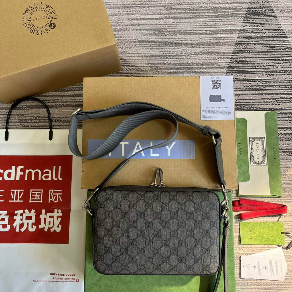 Gucci 699439 Ophidia GG shoulder bag Grey