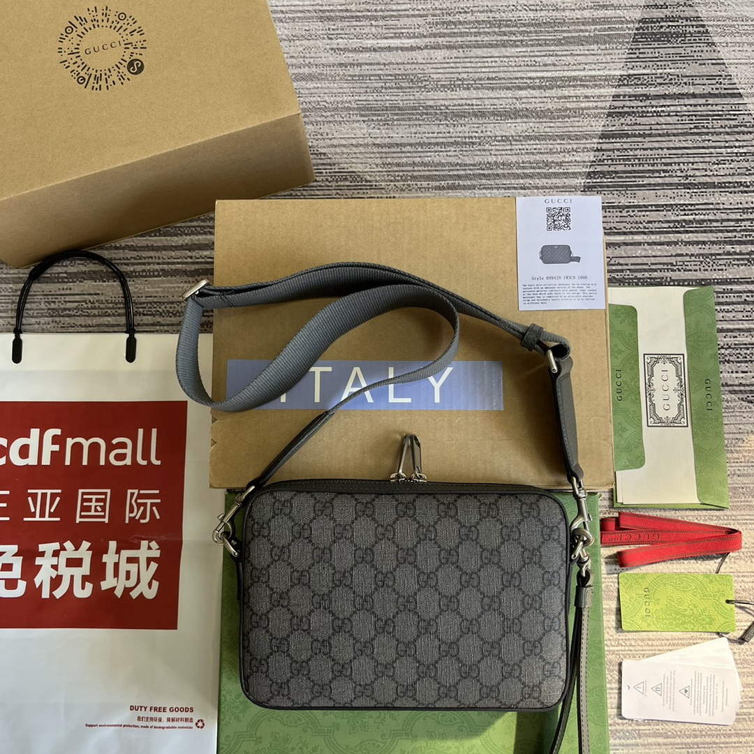 Gucci 699439 Ophidia GG shoulder bag Grey - Default Title - View 2
