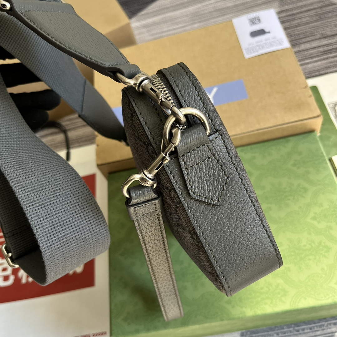 Gucci 699439 Ophidia GG shoulder bag Grey - Default Title - View 3