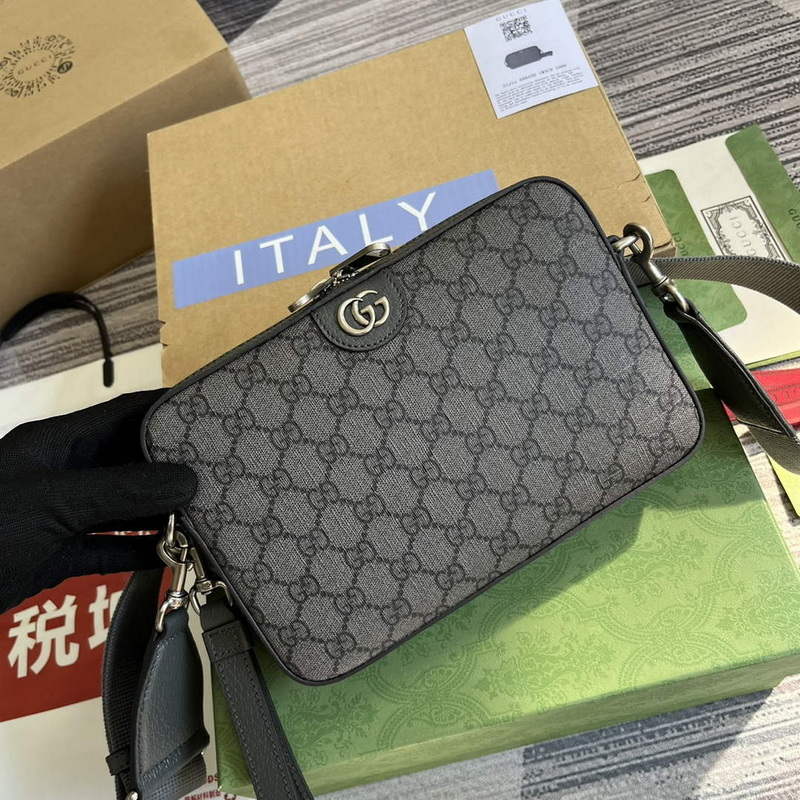 Gucci 699439 Ophidia GG shoulder bag Grey