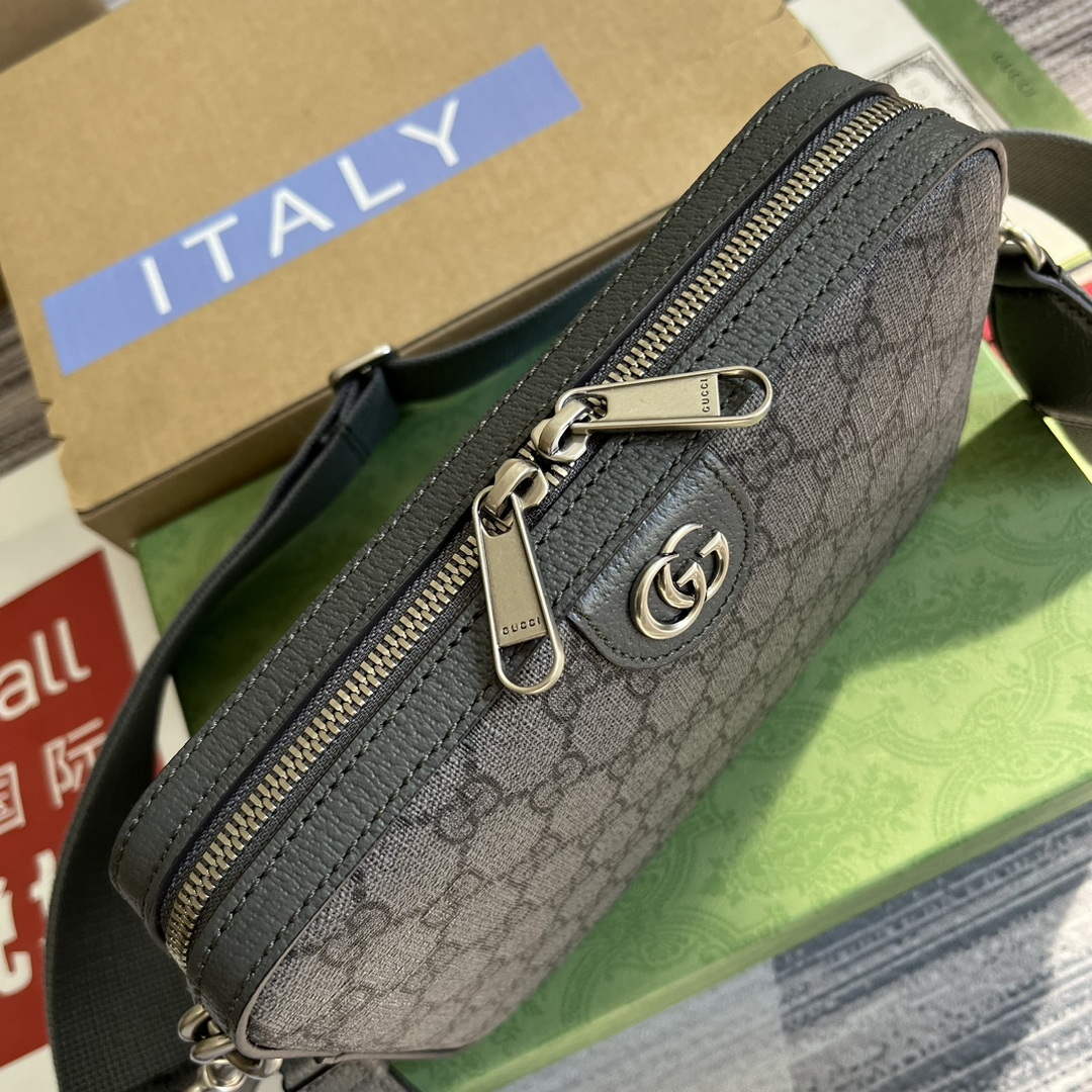Gucci 699439 Ophidia GG shoulder bag Grey - Default Title - View 7