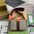 Gucci 699439 Ophidia GG Small Crossbody Bag Bright orange
