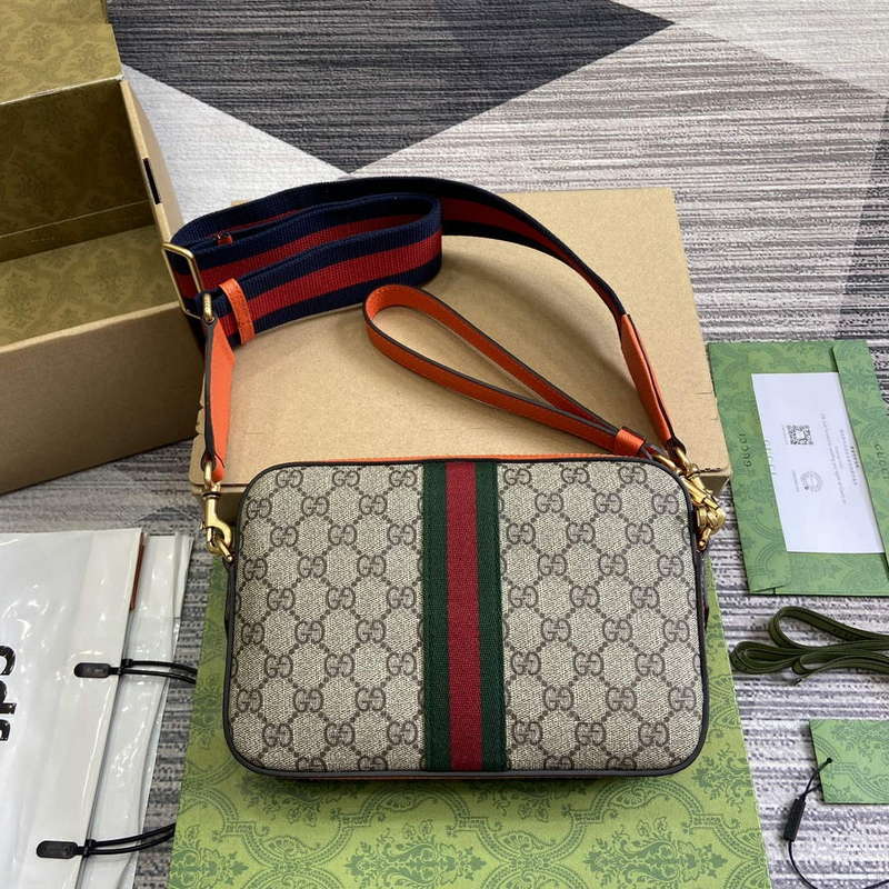 Gucci 699439 Ophidia GG Small Crossbody Bag Bright orange - Default Title - View 2