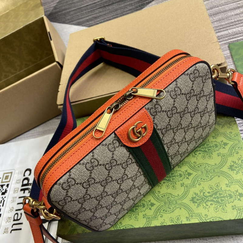 Gucci 699439 Ophidia GG Small Crossbody Bag Bright orange - Default Title - View 4