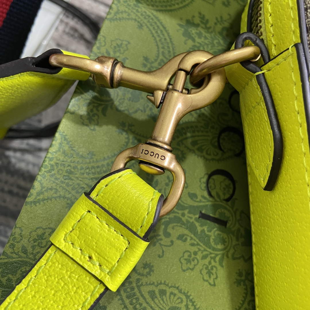 Gucci 699439 Ophidia GG Small Crossbody Bag Fluorescent yellow - Default Title - View 8