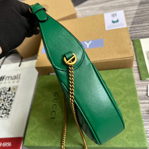 Gucci 699514 GG Marmont half-moon-shaped mini bag Green - Default Title - View 4