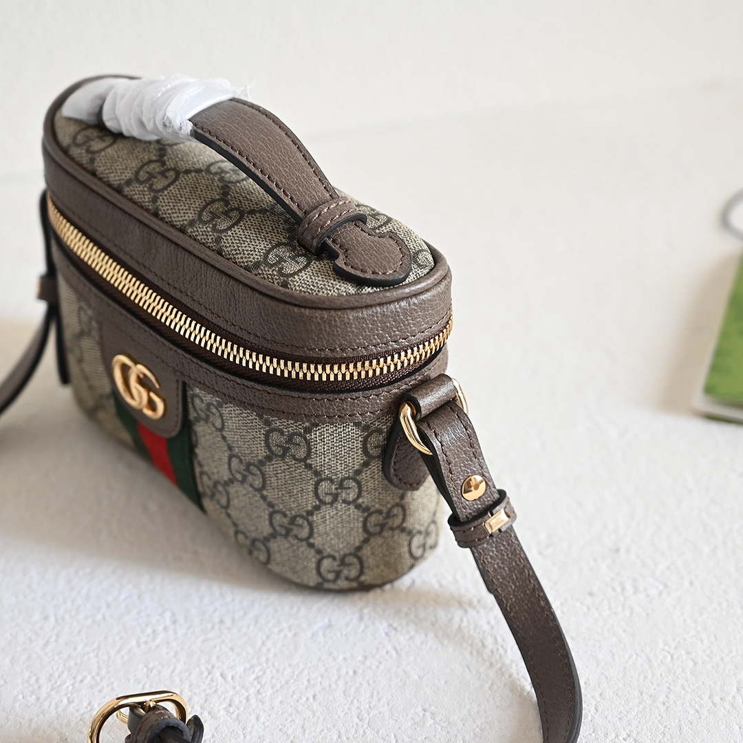 Gucci 699532 Ophidia GG top handle mini bag Beige Brown