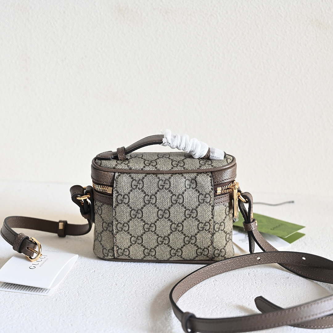 Gucci 699532 Ophidia GG top handle mini bag Beige Brown