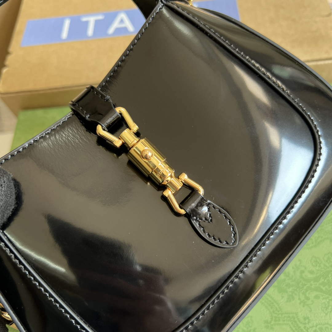 Gucci 699651 Jackie 1961 Mini Shoulder Bag Black - Default Title - View 5