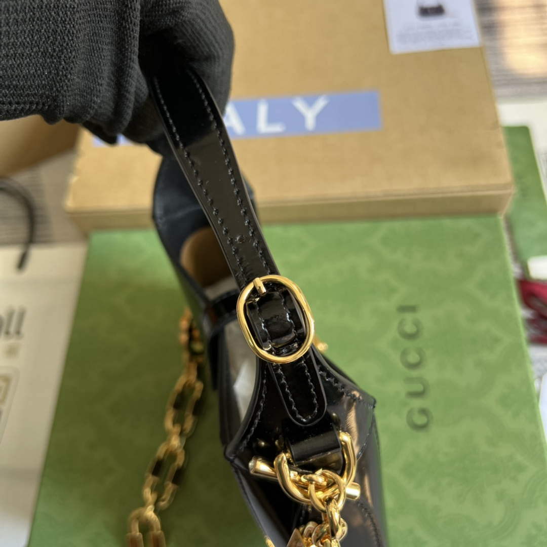 Gucci 699651 Jackie 1961 Mini Shoulder Bag Black - Default Title - View 7