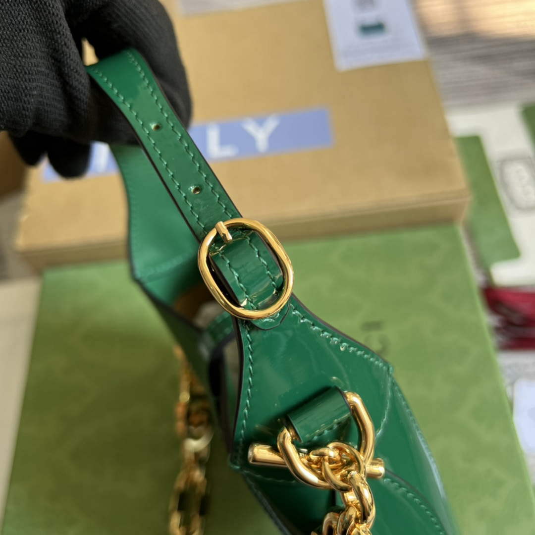 Gucci 699651 Jackie 1961 Mini Shoulder Bag Green - Default Title - View 6
