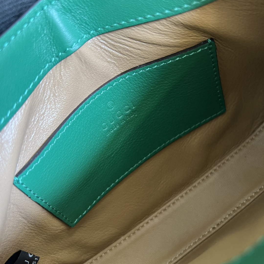 Gucci 699651 Jackie 1961 Mini Shoulder Bag Green - Default Title - View 9