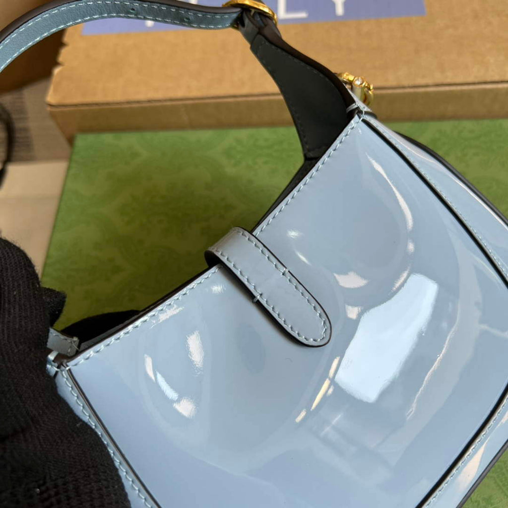 Gucci 699651 Jackie 1961 Mini Shoulder Bag Light blue