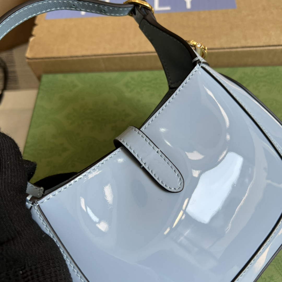 Gucci 699651 Jackie 1961 Mini Shoulder Bag Light blue