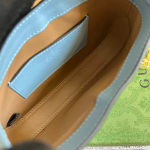Gucci 699651 Jackie 1961 Mini Shoulder Bag Light blue - Default Title - View 9