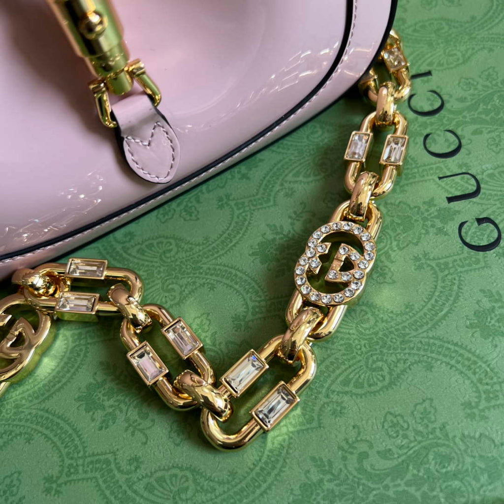 Gucci 699651 Jackie 1961 Mini Shoulder Bag Pink