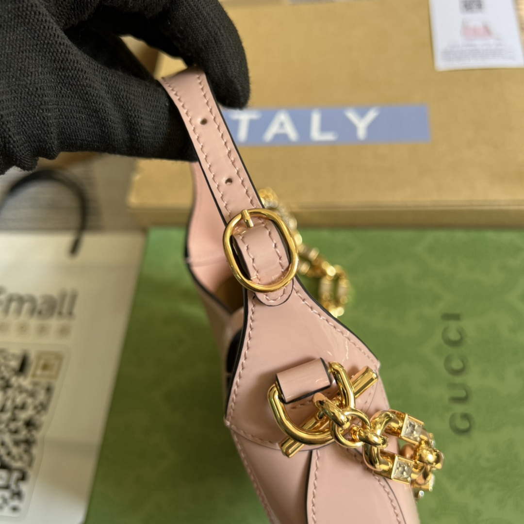 Gucci 699651 Jackie 1961 Mini Shoulder Bag Pink - Default Title - View 8