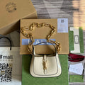 Gucci 699651 Jackie 1961 Mini Shoulder Bag White