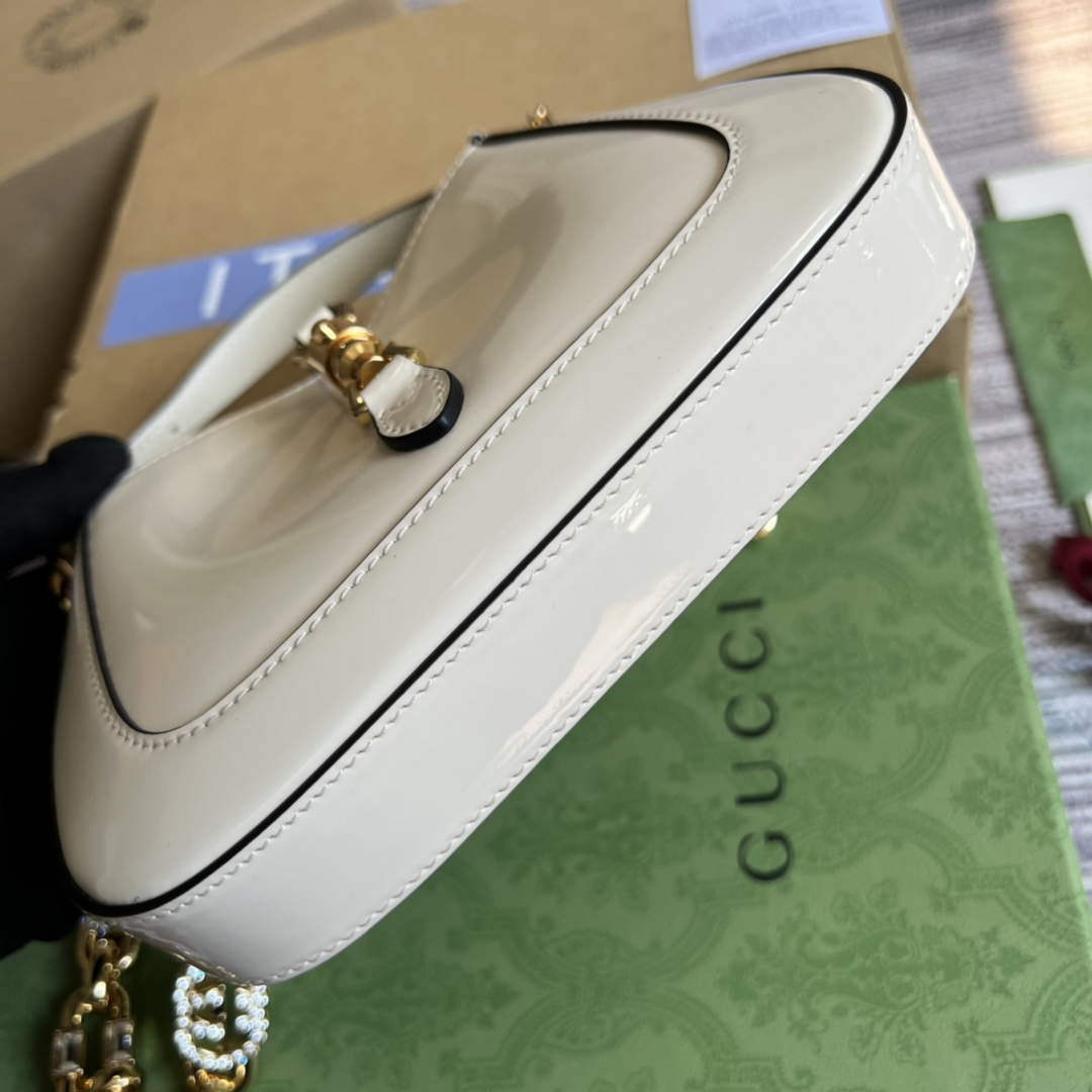Gucci 699651 Jackie 1961 Mini Shoulder Bag White - Default Title - View 6