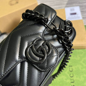 Gucci 699757 GG Marmont Belt Bag Black - Default Title - View 5