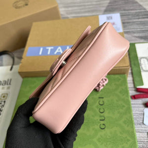 Gucci 699757 GG Marmont Belt Bag Light pink - Default Title - View 6