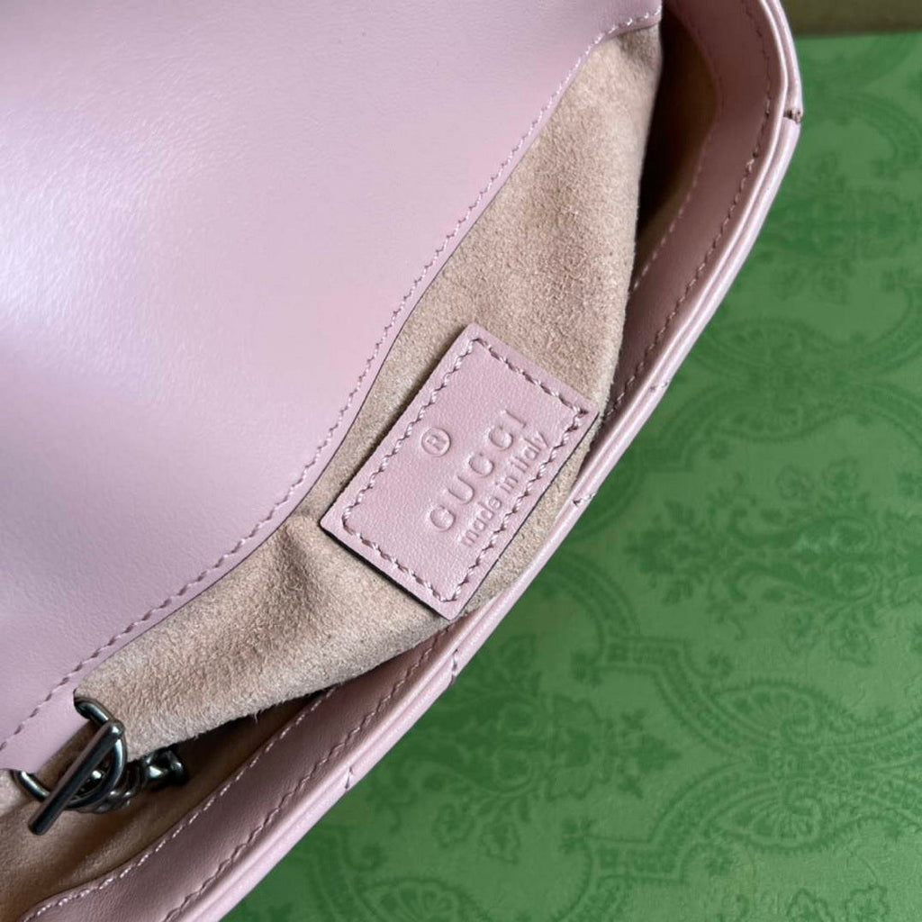 Gucci 699757 GG Marmont Belt Bag Light pink