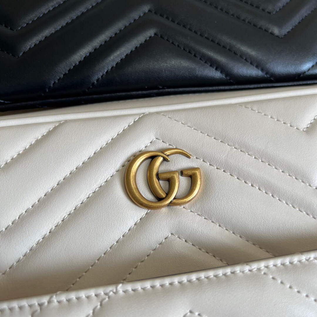 Gucci 699758 Double G multi-use mini bag White