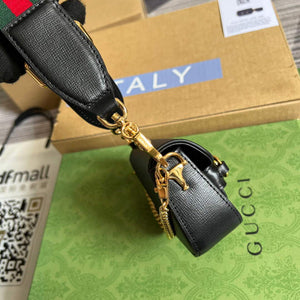 Gucci 699760 Gucci Horsebit 1955 strap wallet Black - Default Title - View 3