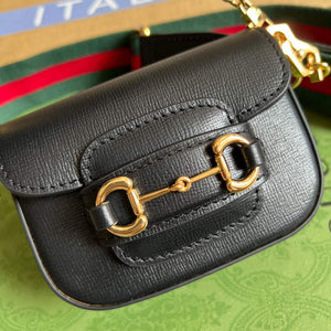 Gucci 699760 Gucci Horsebit 1955 strap wallet Black - Default Title - View 5