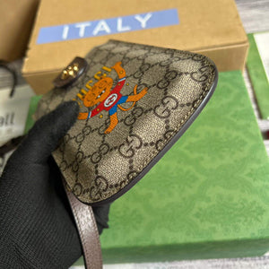 Gucci 700732 Gucci cat print phone case Brown - Default Title - View 6
