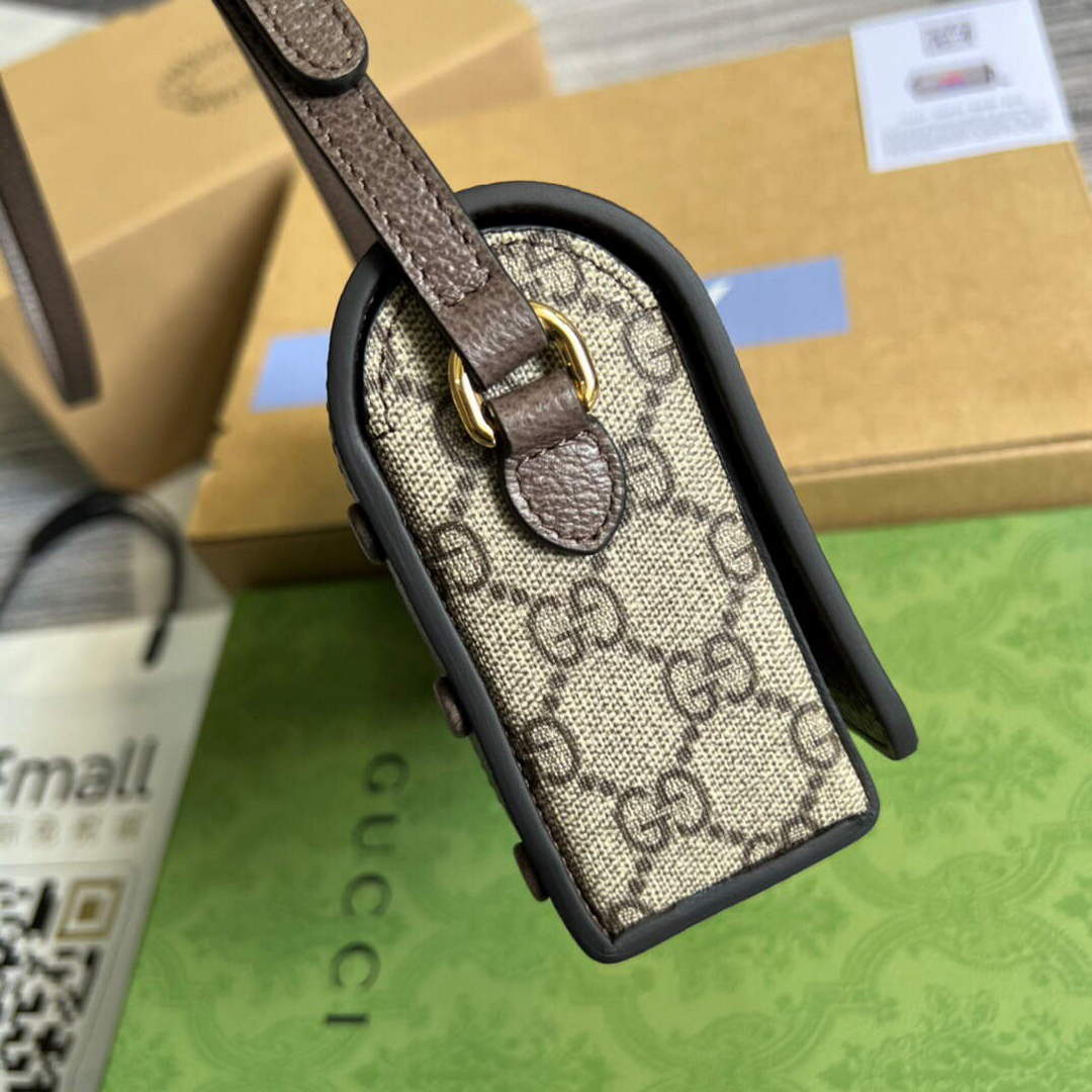 Gucci 700733 Gucci cherry print mini bag - Default Title - View 3