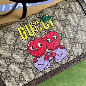 Gucci 700733 Gucci cherry print mini bag - Default Title - View 5